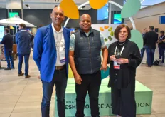 CEO of the Perishable Product Export Control Board Lucien Jansen with the Democratic Alliance Shadow Minister for Agriculture Noko Masipa and Marianna du Plessis of AgriX.