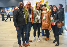 Matome Ramokgopa, CEO of Enza Zaden South Africa, with the team from retailer PicknPay: Sybrand Fourie, Mari Viviers, Carryn King and Rebecca Fifield.