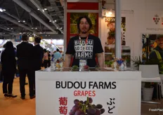 Enrique Rossi from Budou Farms has recently launched a new grape juice to compliment his fresh grape offering.