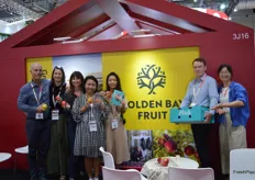 The team at Golden Bay Fruit launched the Posh apple variety into the Asian market at Asia Fruit Logistica.