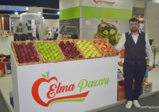 Abdulkadir Göksun, General Manager of Elma Pazari. They export apples to Libya, Egypt, Russia, Hungary and Ukraine.