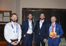 Mateusz Wisniewski, Remi Pak, Fillip Maksymowicz from ONE with Dr Pier Goffredo Ronchi from Messe Berlin – Fruit Logistica