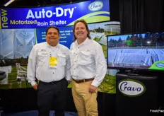 Carlos Ruiz and Benjamin Martin with Cravo Equipment discuss a new low-cost motorized rain shelter.