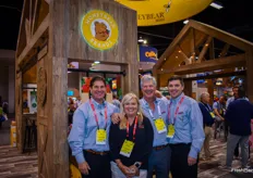 Don Roper, Kristi Harris, Fred Wescott, and Thomas Wescott with Honeybear Marketing.