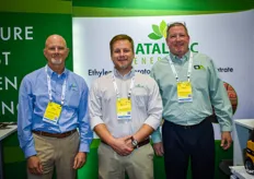 Greg Akins, Michael Landry, and Steve Page with Catalytic Generators and QA Supplies.