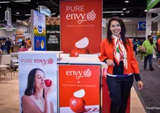 Cecilia Flores Paez with T&G Global promoing Envy at the show.