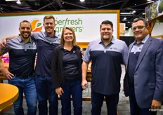 Conner O'Malley, Tyler Weinbender, Cat Gipe-Stewart, Ryan Cleary and Mike Preacher with Domex Superfresh Growers.
