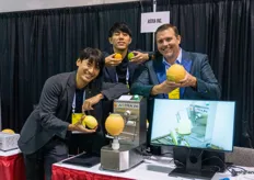 Ryo Takeshita, Wataru Ichijo with Astra,  Maxwell Krieger with Dark Side Equipment, Us distributor from Denver Colorado.