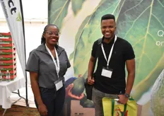 Nomonde Gwebe, Lowveld agriculture manager at Nedbank, and Tebogo Molepo of Fruit South Africa.