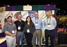 Tim Percival, Larry Olson, Patti Garcia, Phil Rindone and Scott Reade. The company works with table grapes and blueberries and are currently importing their blueberries from Peru but will be switching to Mexico and Florida in a month.