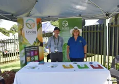 David Marks and Anne Davson of Levity Crop Science, a new addition to the South African agricultural industry.