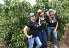Brand ambassadors of the Viavi avocado: Inye Liebenberg of Brand Cartel, Izelle Hoffman, chef, and Nicole Lambrou, Brand Cartel.