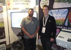 Keith Rockman and Alastair McLean from Powerplants Australia.