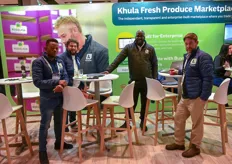 Dakalo Nemamilwe, Matthew Piper, Karidas Tshintsholo (CEO) and Alastair Smith of Khula!