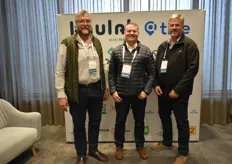Willie Jacobs, Potatoes SA CEO, Gerhard van den Berg of CHEP and Francois Knowles of the Agricultural Produce Agents Council.