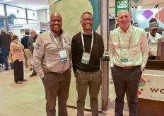 Loyiso Dotwana of Wauko, Tshepo Dhlamini, deal executive at African Rainbow Capital, an investor in the RSA Group, with Jaco Oosthuizen, RSA Group's CEO and the new IFPA country council president.
