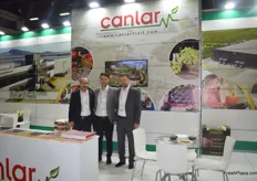 Ersin Aydin, Sefik Can and Mehmet Ali Can at the Canlar Fruit stand. Aydin works for HC Agriculture, which is related to Canlar and focuses on the Asian market mostly. They were very happy with the event and Sefik told us Canlar has just finished a new storing facility with 45 cold rooms, which can store 100 tons of fruit each.