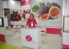 Ekin Baykal of Pia Fruit. They export figs, grapes and pomegranates to Europe. Their most important market is Germany.